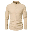 Camisa Masculina Gola Padre 100% Algodão – Conforto e Estilo