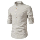 Camisa Masculina Gola Padre 100% Algodão – Conforto e Estilo