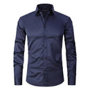 Camisa Social Masculina Elástica Slim Fit – Caimento Perfeito