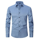 Camisa Social Masculina Elástica Slim Fit – Caimento Perfeito