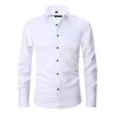 Camisa Social Masculina Elástica Slim Fit – Caimento Perfeito