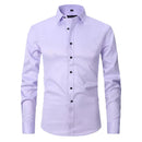 Camisa Social Masculina Elástica Slim Fit – Caimento Perfeito