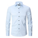 Camisa Social Masculina Elástica Slim Fit – Caimento Perfeito