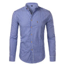 Camisa Social Masculina Manga Longa – Conforto em 100% Algodão